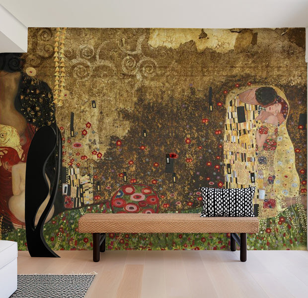 Abstract Wallpaper Wall Mural - In Defiance Of Convention 118"Wx90"H