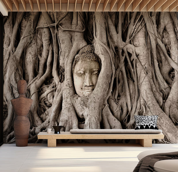 Peel & Stick Spiritual Wall Mural - Buddha's Tree
