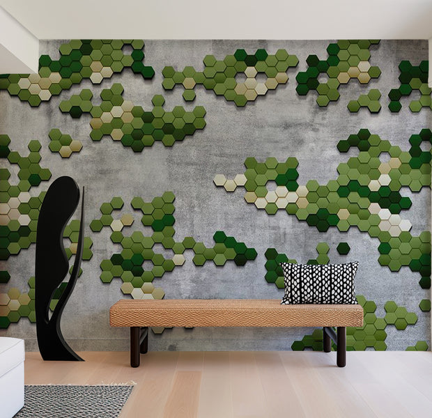 Abstract Wallpaper Wall Mural - Upcoming Spring 39"Wx27"H