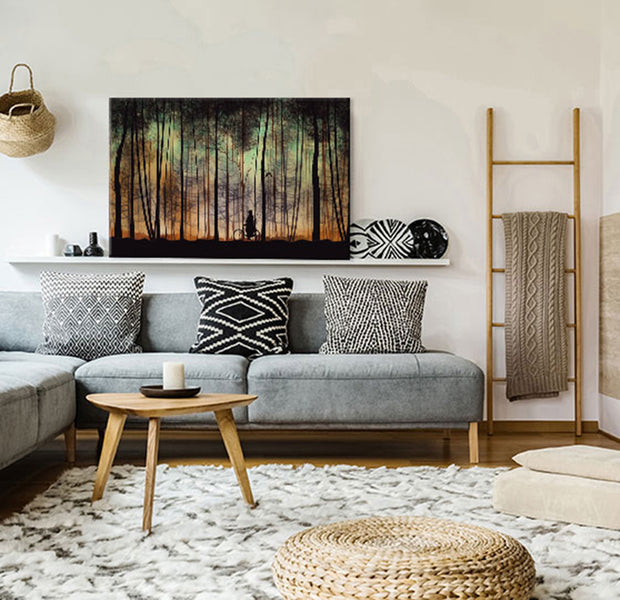 Landscape Canvas Wall Art - Walk Before Dark