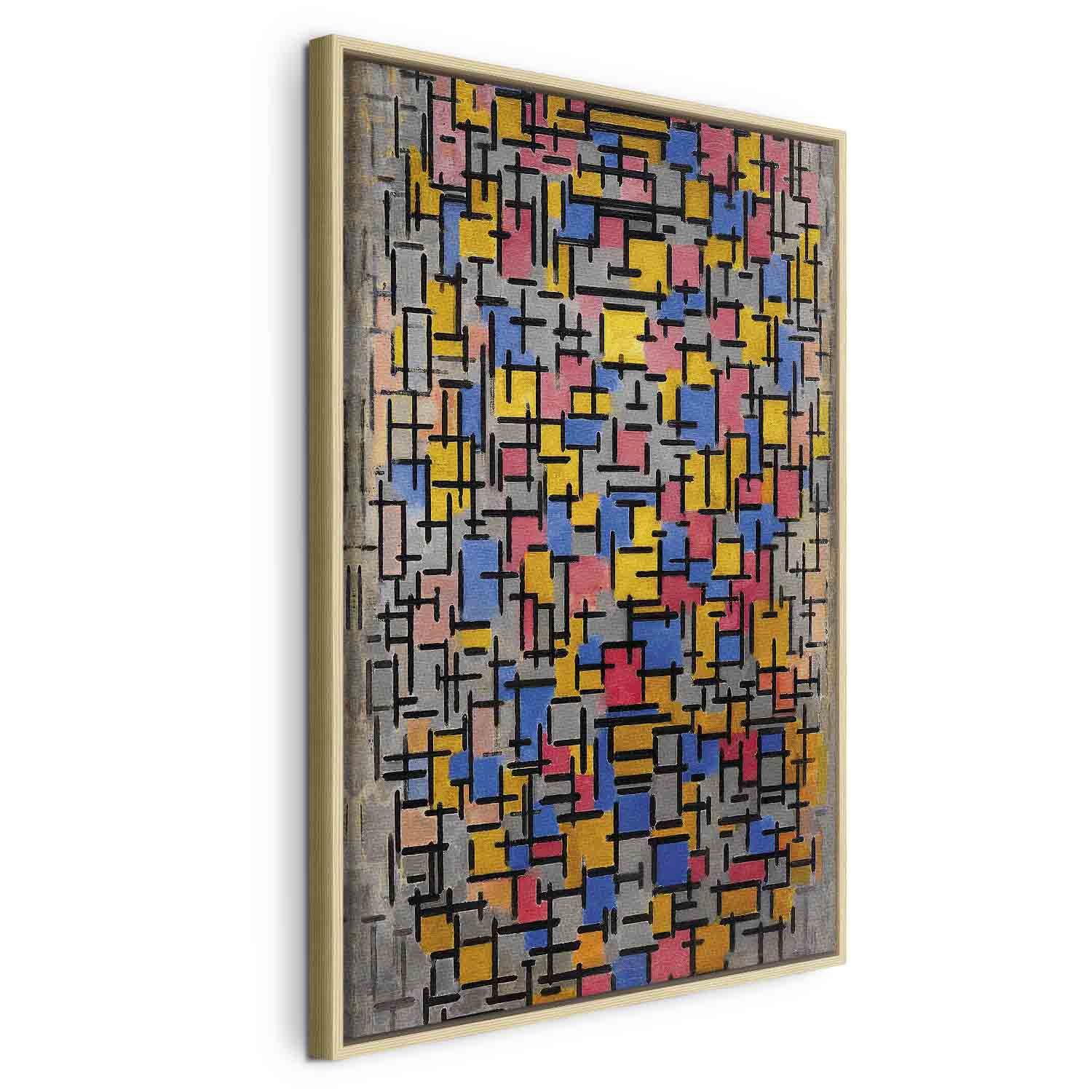 Floating Framed Canvas Art - Composition - Piet Mondrian