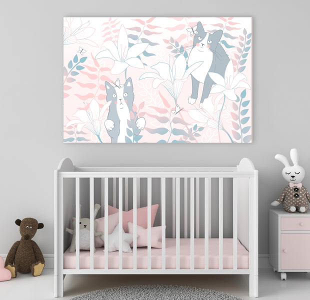 Cartoon Canvas Wall Art - Cat Matters