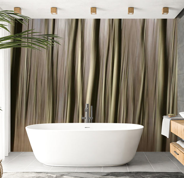 Abstract Wallpaper Wall Mural - Forest 118"Wx90"H