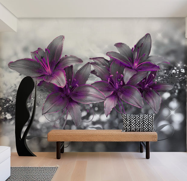 Peel & Stick Floral Wall Mural - Secret of The Lily 38"Wx27"H