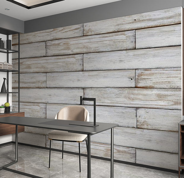 Background & Patterns Wallpaper Wall Mural - Wooden Weave 39"Wx27"H