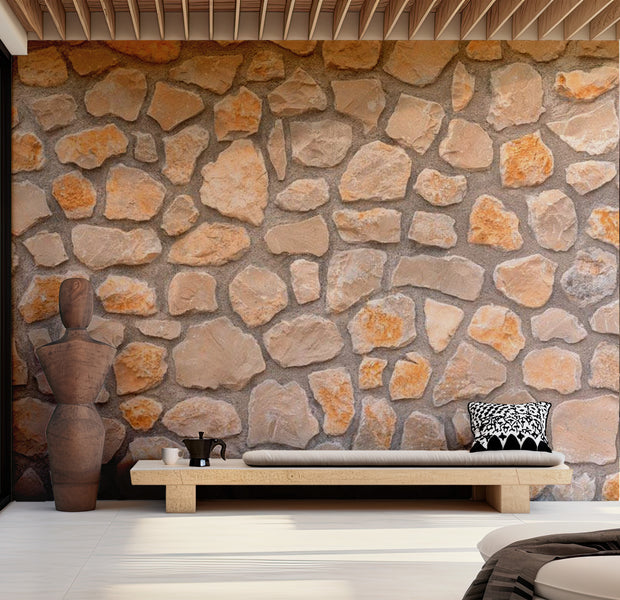 Background & Patterns Wallpaper Wall Mural - Stone Age 39"Wx27"H