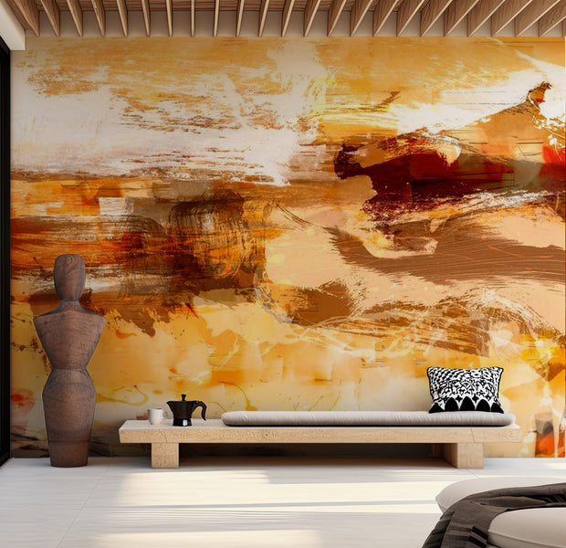 Abstract Wallpaper Wall Mural - Desert Storm 39"Wx27"H