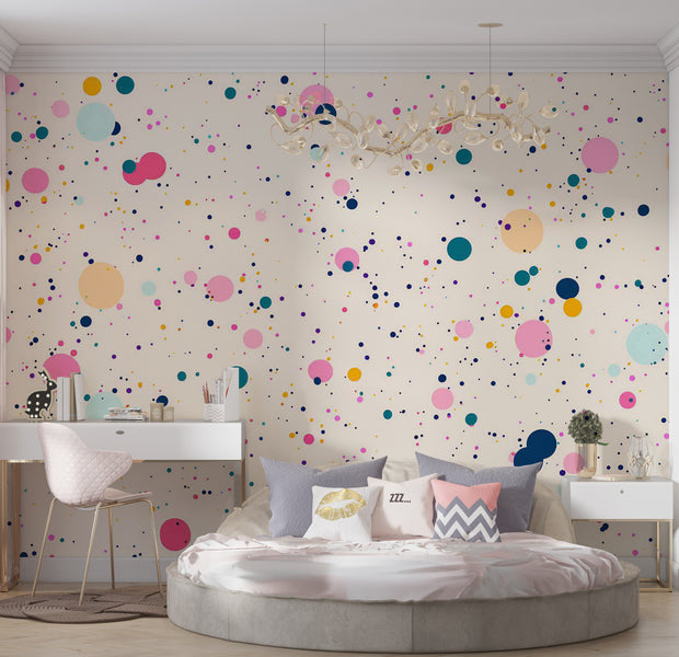 Peel & Stick Wall Mural - Speckles and Splatters 38"Wx27"H