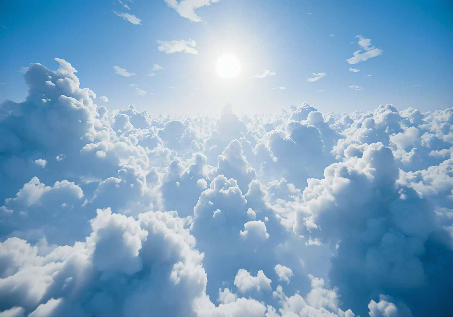 Peel & Stick Landscape Wall Mural - Warm Rays of Sunshine 38"Wx27"H