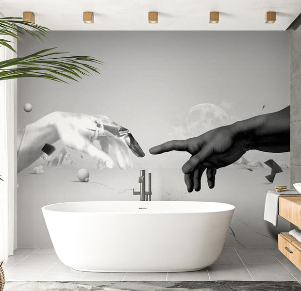 Abstract Wallpaper Wall Mural - Intergalactic Touch 118"Wx90"H