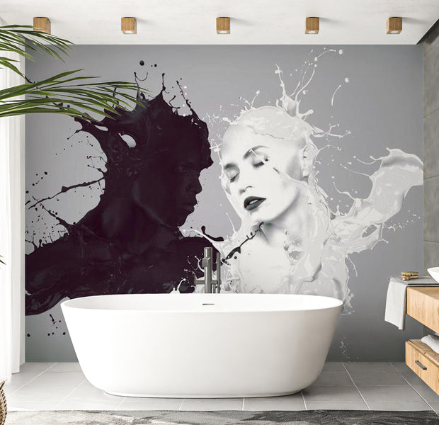 Abstract Wallpaper Wall Mural - Dissonance 118"Wx90"H
