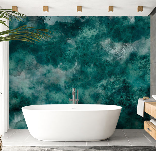 Peel & Stick Wall Mural - Deep Ocean Impression 38"Wx27"H