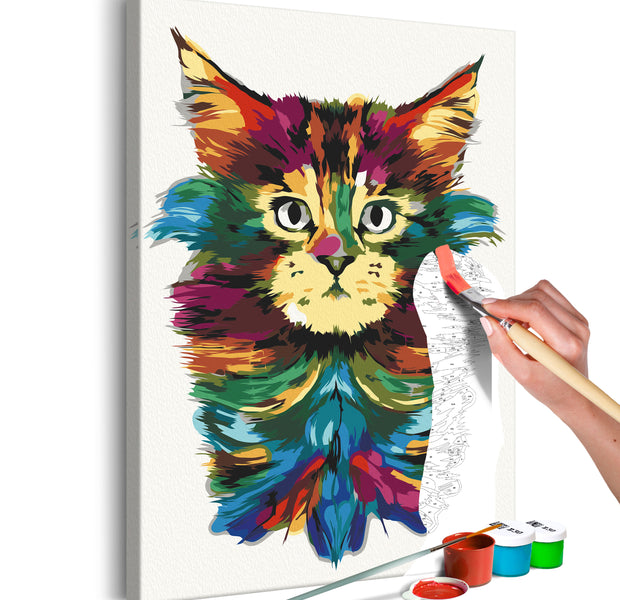 Paint By Numbers Kit - Colourful Mane