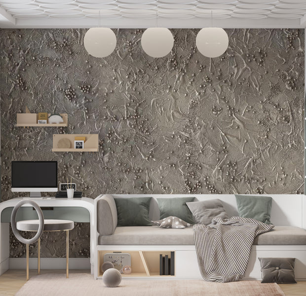 Background & Patterns Wallpaper Wall Mural - Silver Serenade 39"Wx27"H
