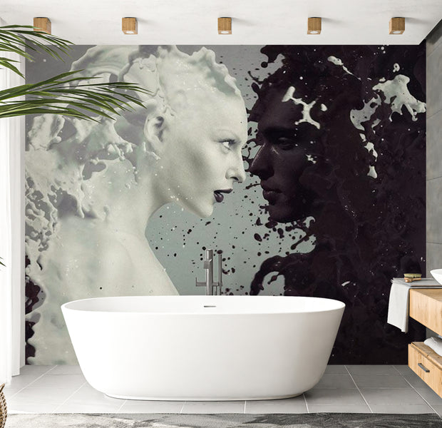 Abstract Wallpaper Wall Mural - Boundless Love 39"Wx27"H