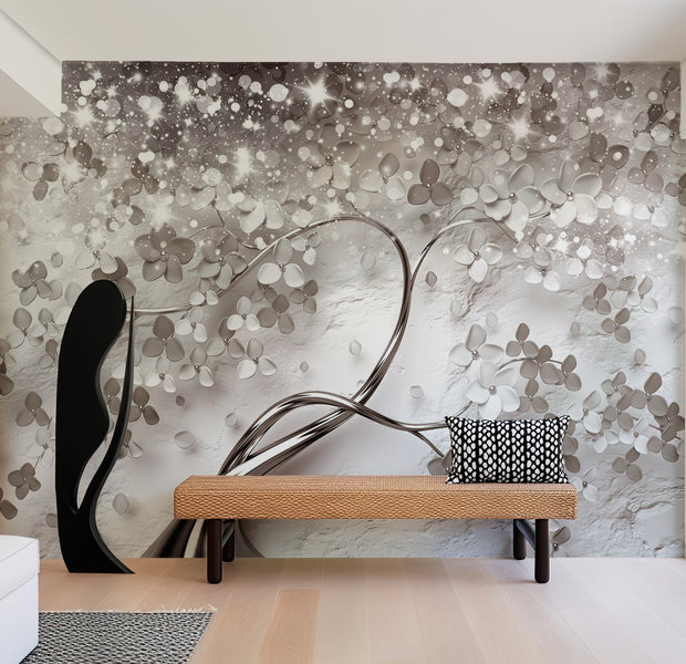 Peel & Stick Floral Wall Mural - Star Tree 38"Wx27"H
