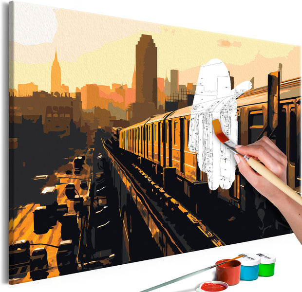 Paint By Numbers Kit - New York Subway
