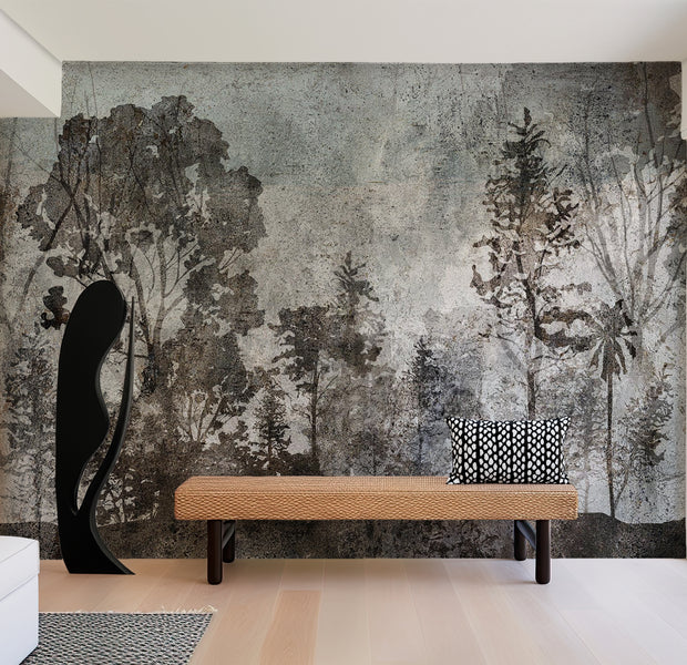 Peel & Stick Botanical Wall Mural - Symbiosis With Nature 38"Wx27"H