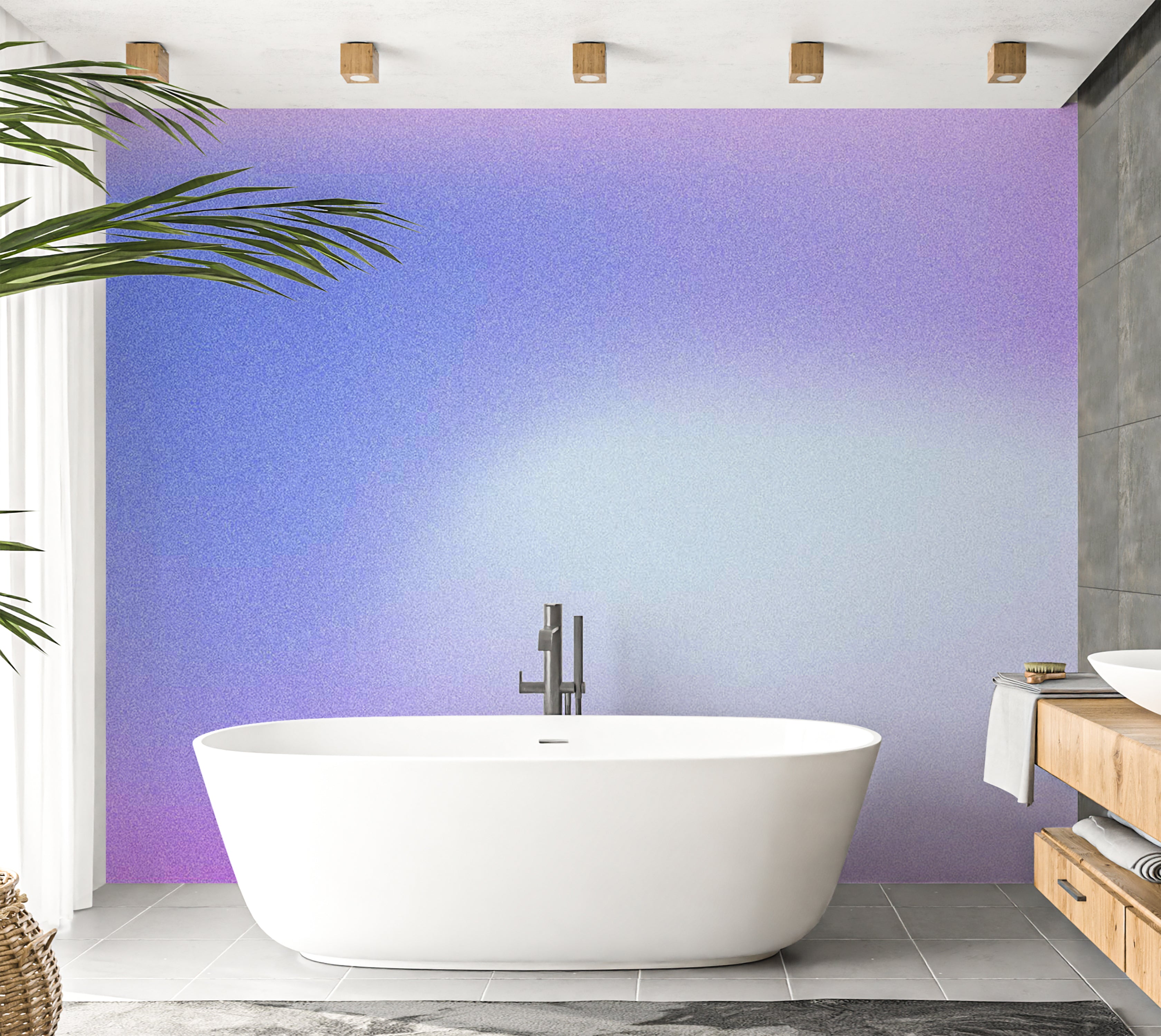 Peel & Stick Wall Mural - Delicate Gradient Glow 38"Wx27"H