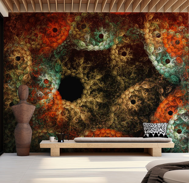 Abstract Wallpaper Wall Mural - Dreams - Abstract Pattern 118"Wx90"H
