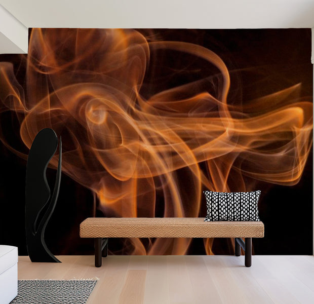 Abstract Wallpaper Wall Mural - Smoke Art 118"Wx90"H