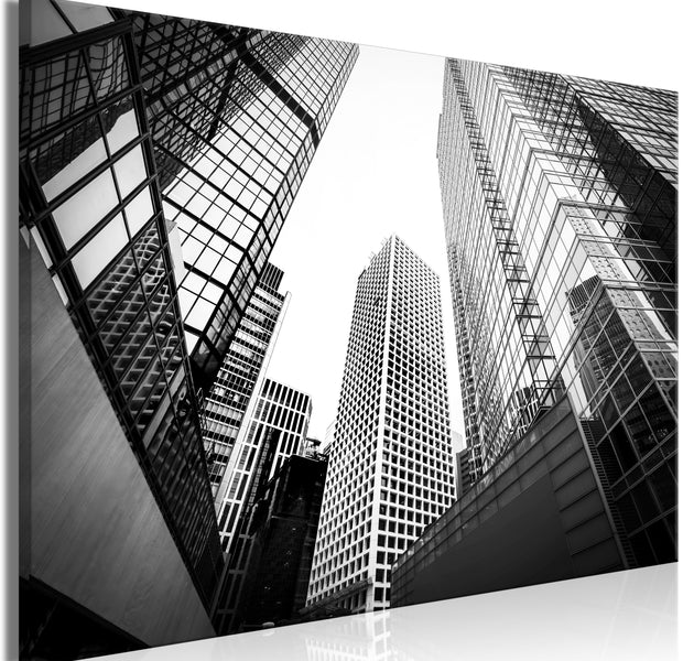 Cityscape Canvas Wall Art - City of Glass