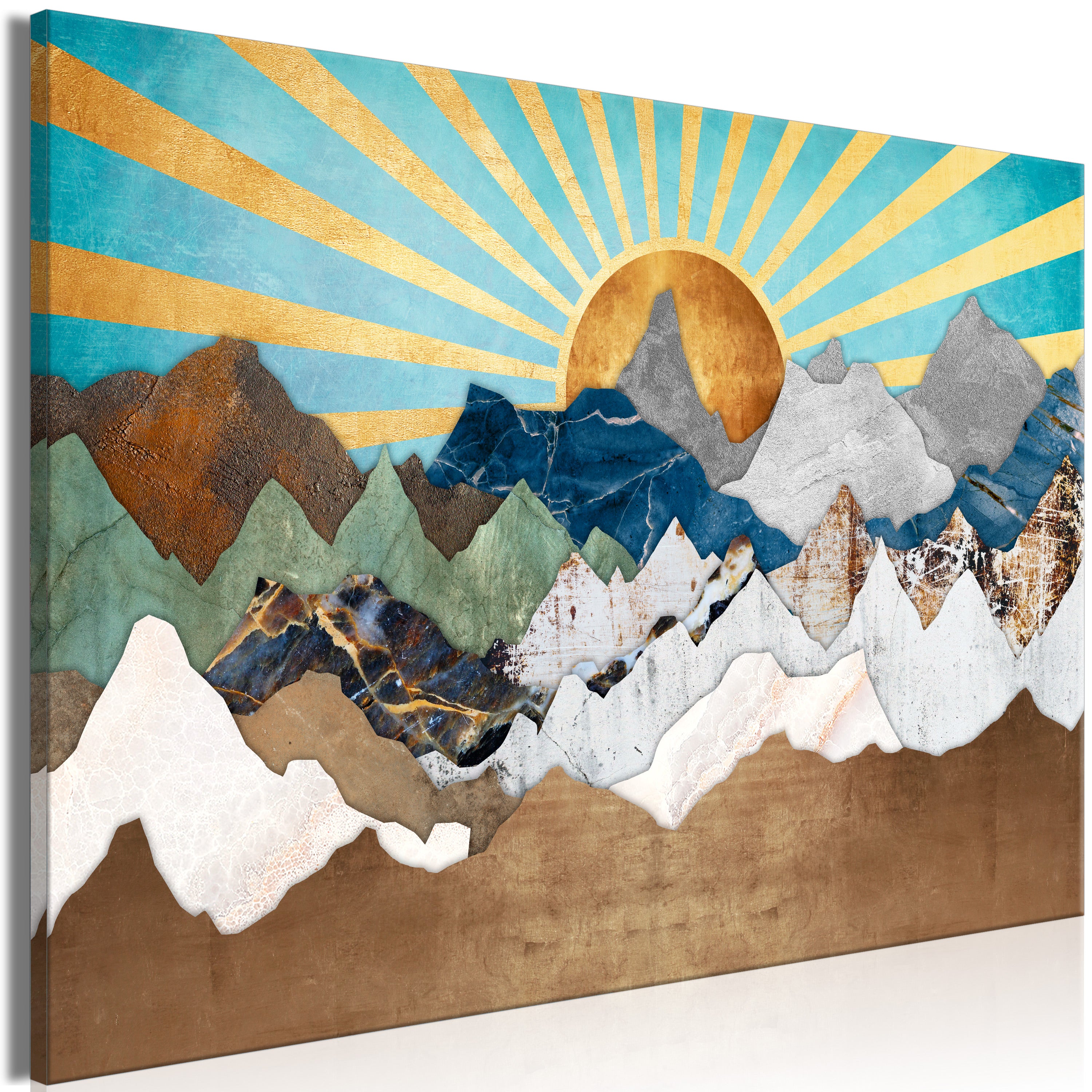 Landscape Canvas Wall Art - Morning in the Mountains