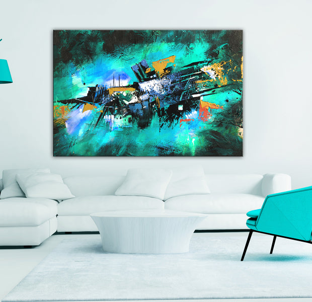 Abstract Canvas Wall Art - Exotic Dance