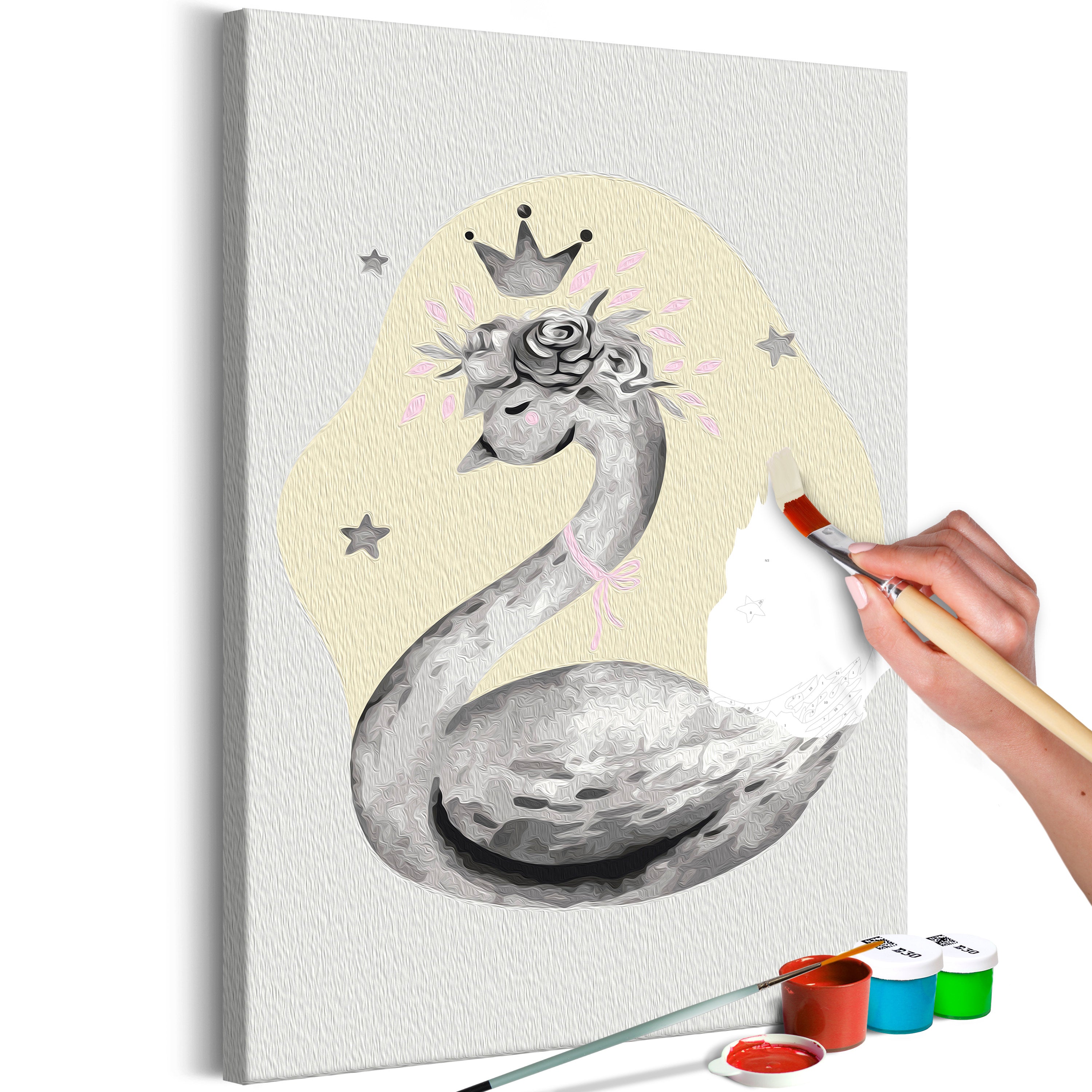 Paint By Numbers Kit - Swan in the Crown