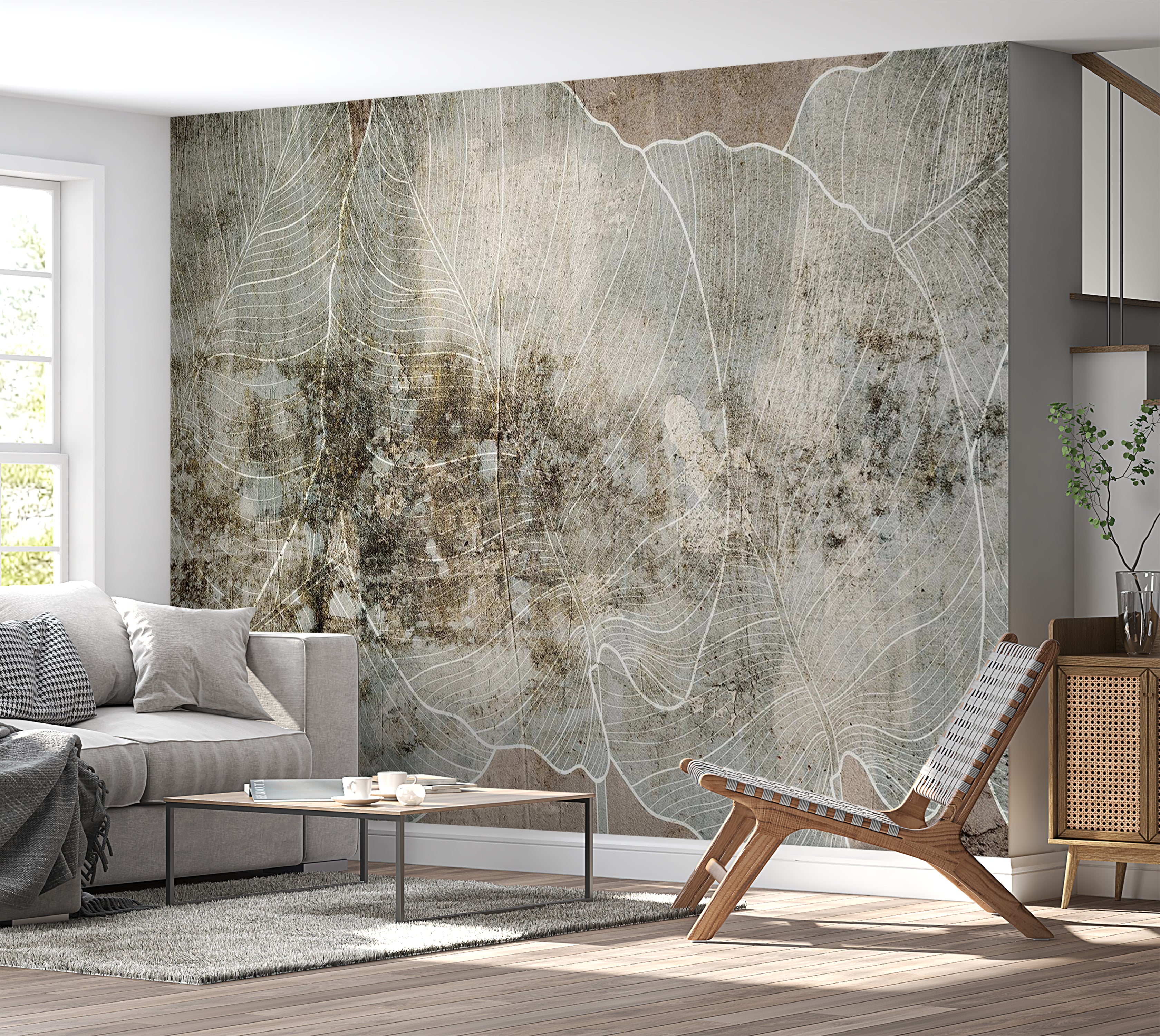 Abstract Wallpaper Wall Mural - Noble Gesture 39"Wx27"H / Standard