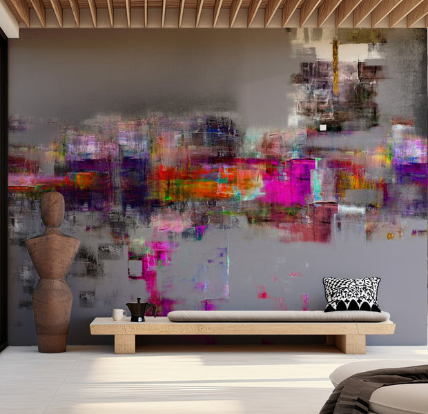 Abstract Wallpaper Wall Mural - Morpheus Madness 39"Wx27"H