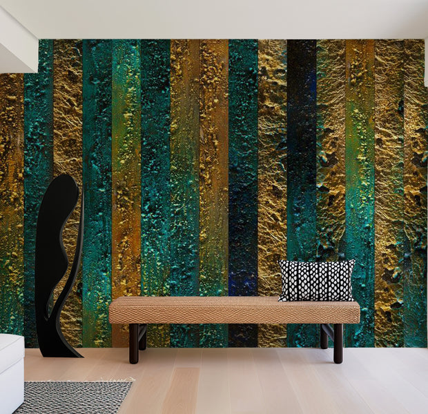 Abstract Wallpaper Wall Mural - Treasures Of Atlantis 39"Wx27"H
