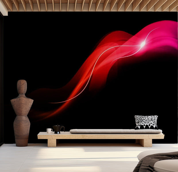 Abstract Wallpaper Wall Mural - Abstract Colorful Jellyfish 118"Wx90"H