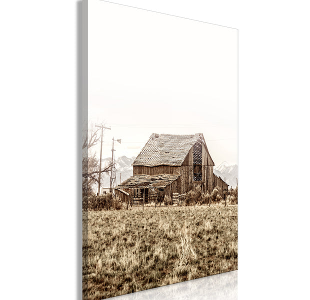 Landscape Canvas Wall Art - Abandoned Ranch