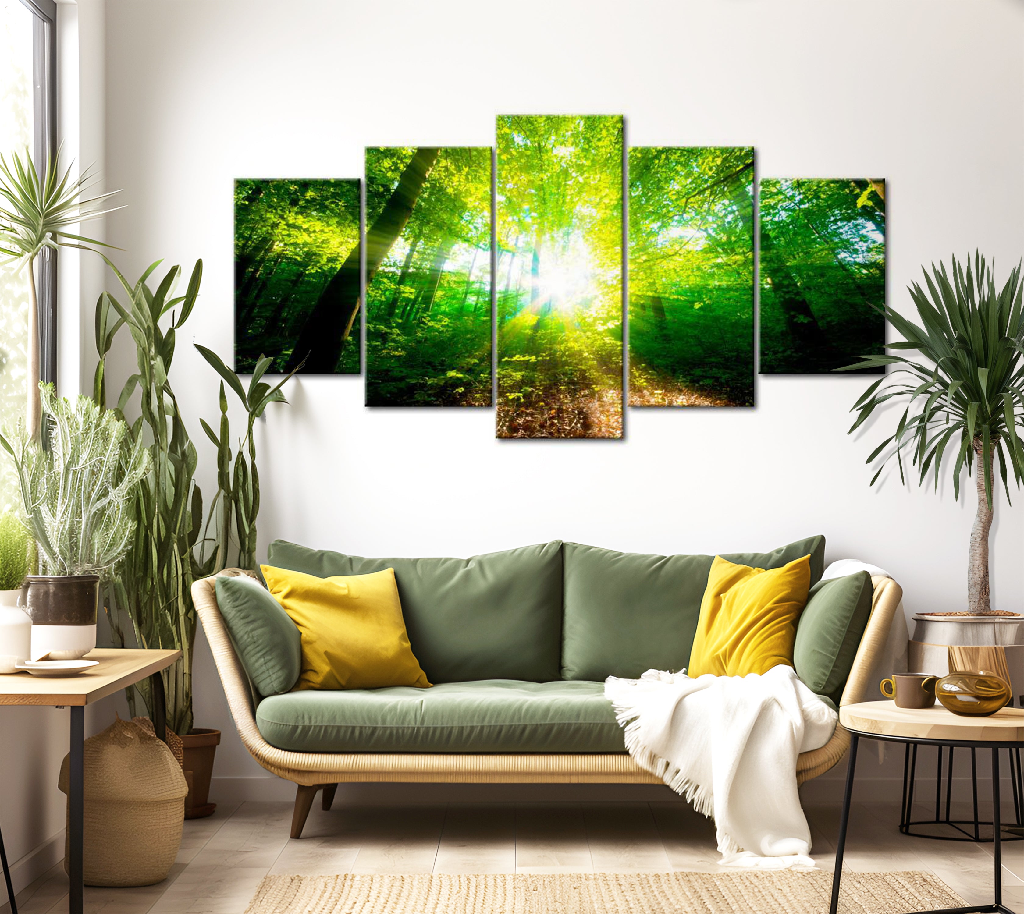 Stretched Canvas Landscape Art - Wonderful Morning 40"Wx20"H