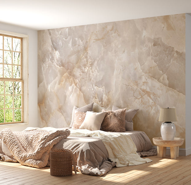 Surface Texture Wallpaper Wall Mural - Toned Marble 39"Wx27"H / Standard