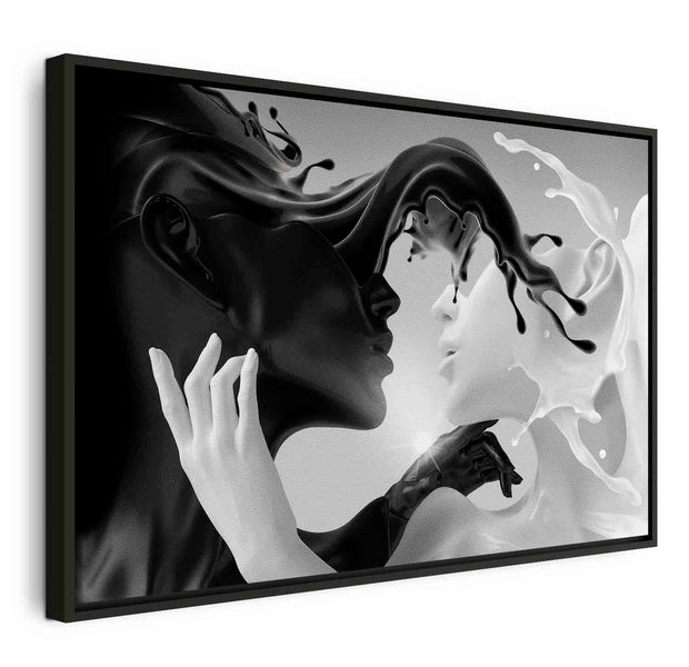 Floating Framed Canvas Art - Tender Opposite