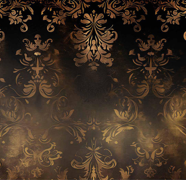 Peel & Stick Wall Mural - Baroque Ornaments Retro Motif 38"Wx27"H