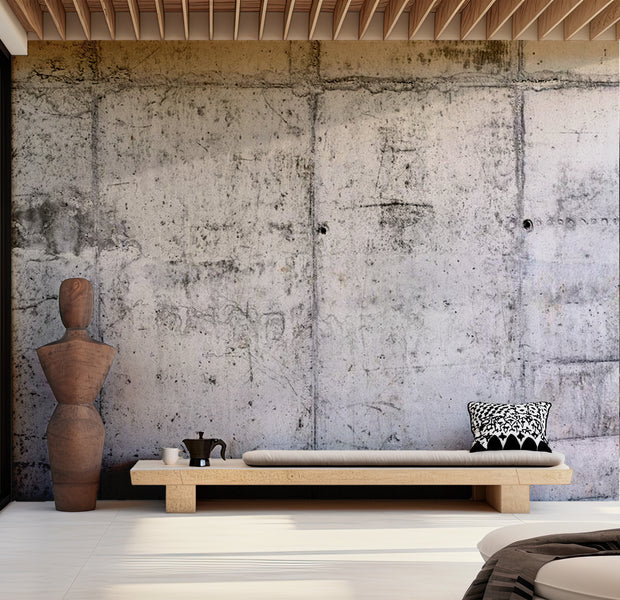 Background & Patterns Wallpaper Wall Mural - Concrete Wall 39"Wx27"H