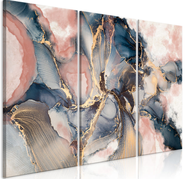 Abstract Canvas Wall Art - Sentimental Journey - 3 Pieces
