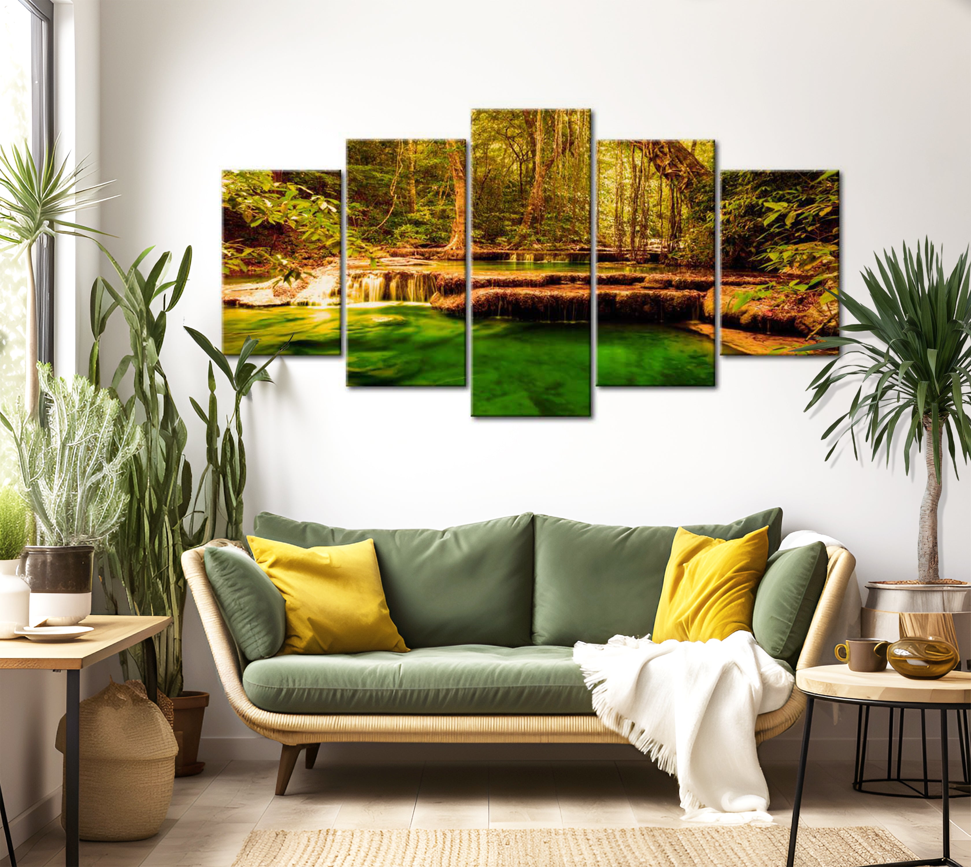 Stretched Canvas Landscape Art - Beauty Of Nature 79"Wx32"H