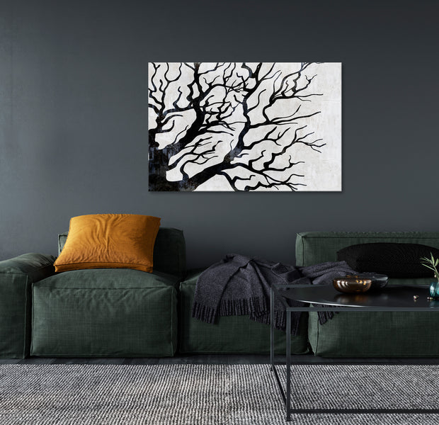 Abstract Canvas Wall Art - Cold Nature