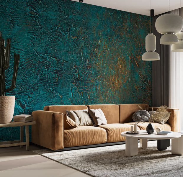 Peel & Stick Wall Mural - Azure Mirror 38"Wx27"H