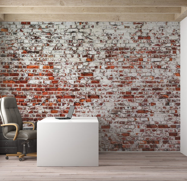 Background & Patterns Wallpaper Wall Mural - Old House Brick Wall 39"Wx27"H