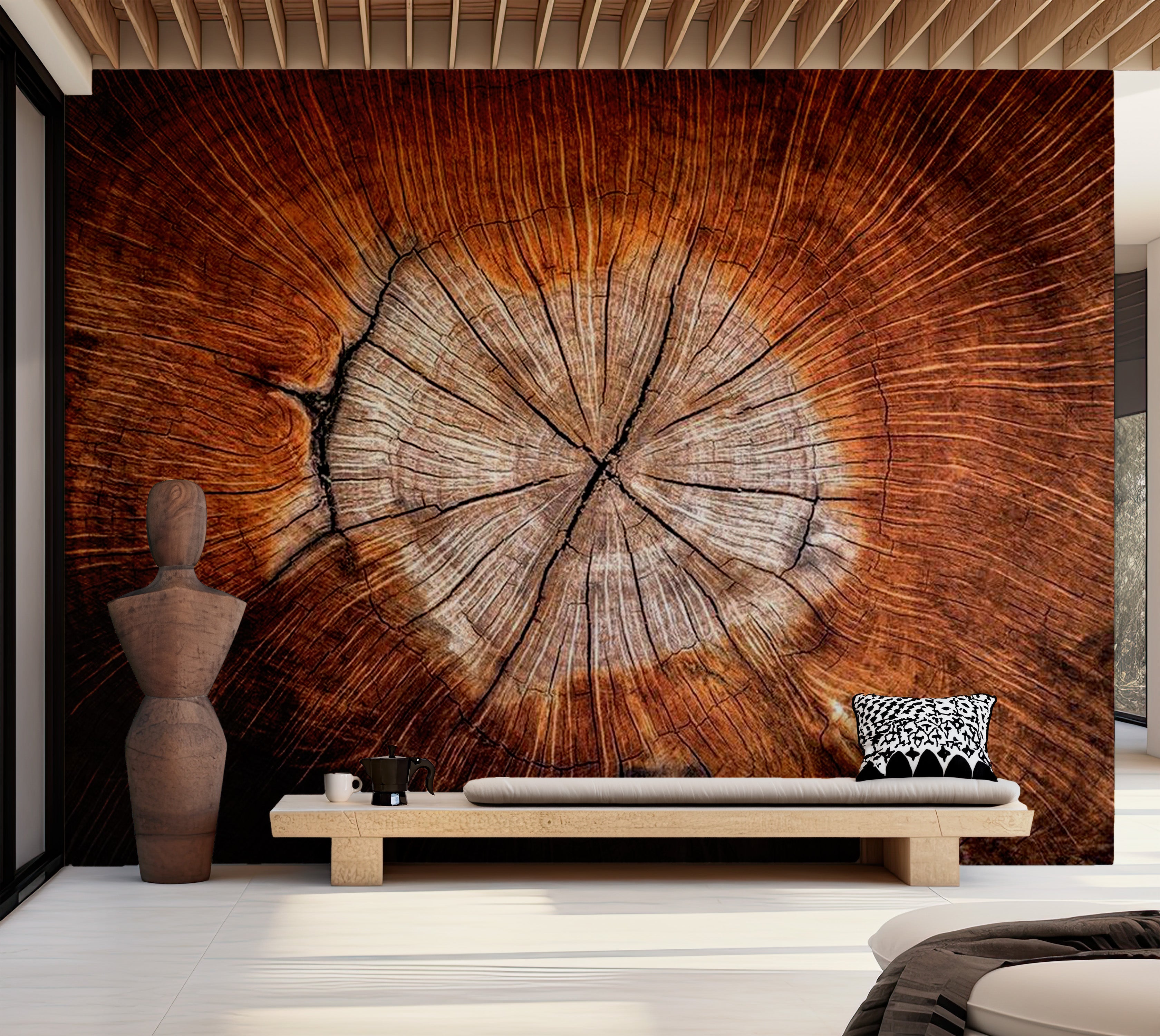 Background & Patterns Wallpaper Wall Mural - The Soul Of A Tree 39"Wx27"H