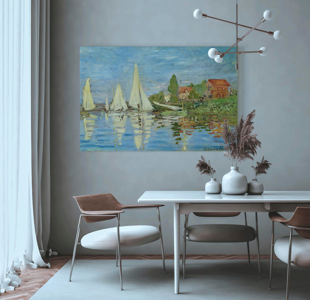 Reproduction Canvas Wall Art - Regatta in Argenteuil