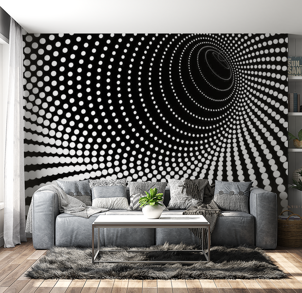 3D Illusion Wallpaper Wall Mural - Abstract Background 3D 118"Wx90"H