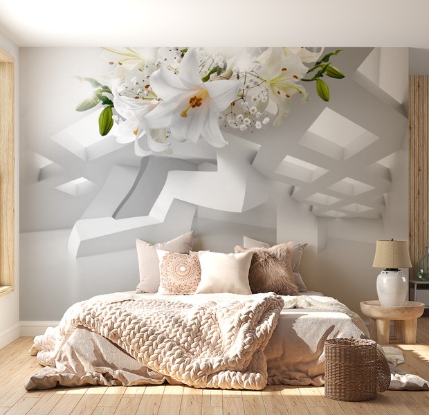 3D Illusion Wallpaper Wall Mural - Abstract Mirage 39"Wx27"H