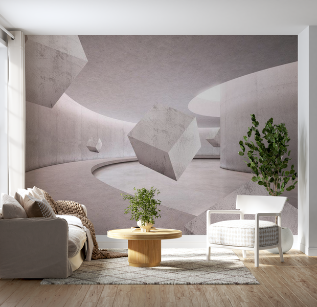 3D Illusion Wallpaper Wall Mural - Art Of Symmetry