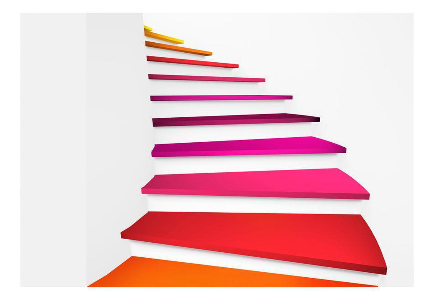 Wall mural - Colorful stairs-TipTopHomeDecor